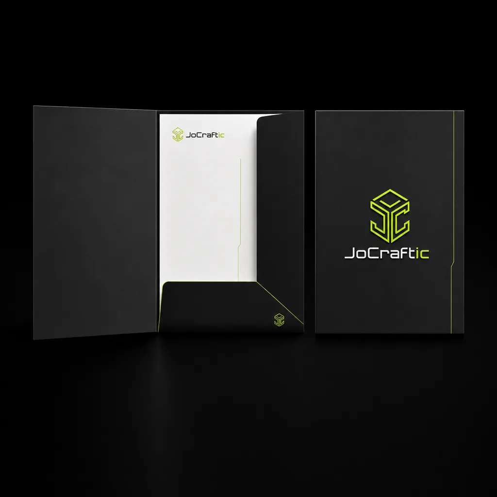 Premium Double L-Pocket Flap Folder