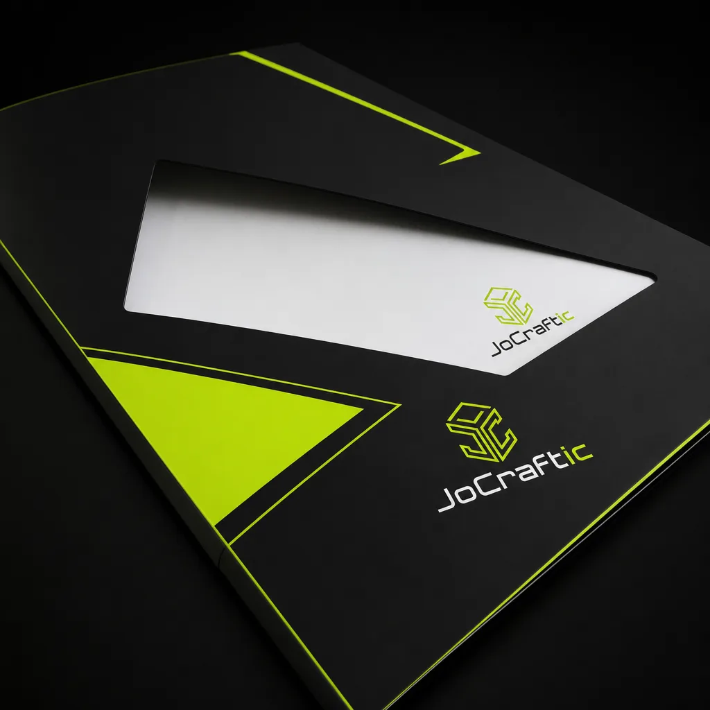 Window Cover Presentation Pocket Folders